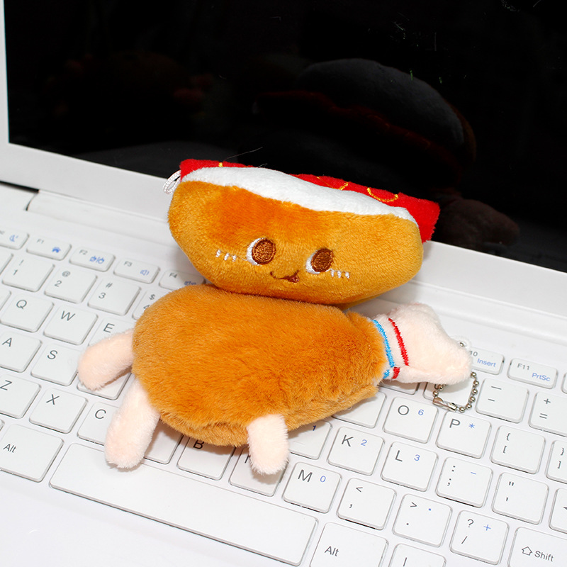 dumpling plush keychain