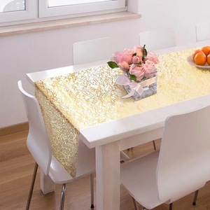 <span class=keywords><strong>Chemin</strong></span> <span class=keywords><strong>de</strong></span> <span class=keywords><strong>table</strong></span> rectangulaire en polyester à paillettes métalliques pour décoration <span class=keywords><strong>de</strong></span> mariage, décoration <span class=keywords><strong>de</strong></span> <span class=keywords><strong>table</strong></span> dorée - Product Image 2