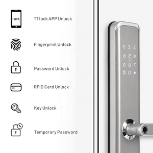 TTlock Ekey WiFi Serrure de Porte Intelligente Étanche NFC Fonctionne Téléphone App Alexa Google Home pour Bois Aluminium Porte Cloud Stockage de Données - Product Image 2