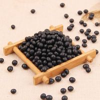 Soja noir séché de qualité sélectionnée, grains uniformes, pour soupes, bouillies et cuisson en restaurant
