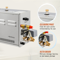 Générateur de Vapeur Portable de 3kw à 21kw pour Douche, Sauna et Hammam
