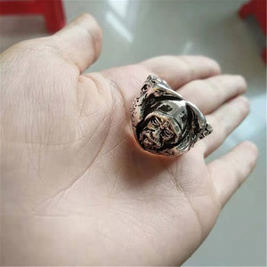 Nordische Mode Vintage Herren Wikinger Fenrir <span class=keywords><strong>Wolf</strong></span> Odins Rabe Punk <span class=keywords><strong>Ring</strong></span> Amulett Schmuck Geschenk - Product Image 5