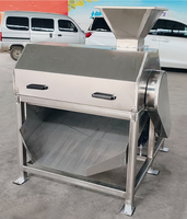 Enkelkanaals roestvrijstalen schil-, ontpit- en pulpermachine voor het maken van fruitsap van aardbeien, tomaten, mango's en jujubes