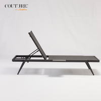 Fauteuil de soleil confortable pour Jardin Diva, ensemble de chaise de piscine, noir, toutes saisons, bon marché, moderne, hôtel