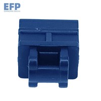 Clip de fixation de câble solaire noir certifié, autobloquant, en nylon PA66 et acier, type clou circulaire, pour bord de module solaire