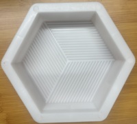 Moule en plastique PP blanc pour pavés, moule d'injection OEM pour pavés de route, produits ménagers, jouets, sols, diverses couleurs blanches disponibles