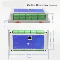 Amplificateur de signal de cellule de pesée 16 canaux RS485 Ethernet Transmetteur de mesure de force de pesée