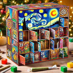 Caja <span class=keywords><strong>de</strong></span> <span class=keywords><strong>Adviento</strong></span> Navideña <span class=keywords><strong>de</strong></span> Lujo con Diseño Personalizado, Caja <span class=keywords><strong>de</strong></span> Cuenta Regresiva <span class=keywords><strong>de</strong></span> 24 Días, Caja Sorpresa - Product Image 4