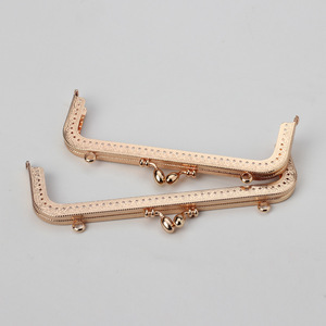 Cadre en métal antique pour sac à main faisant baiser fermoir serrure sac carré pochette bricolage artisanat couture artisanat approvisionnement - Product Image 6