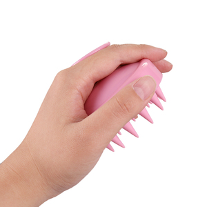 Wholesale Silicone Hair <b>Shampoo</b> Brush Scalp Care Hair Brush with Soft Silicone Scalp Massager - Product Image 5