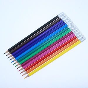 <span class=keywords><strong>Crayons</strong></span> <span class=keywords><strong>de</strong></span> <span class=keywords><strong>couleur</strong></span> en plastique 12/24/36/48 couleurs triangulaires effaçables avec gomme - Product Image 3