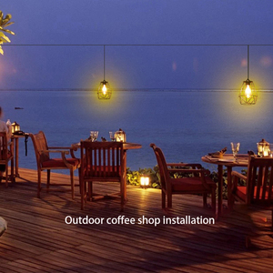 Lampes solaires suspendues pour intérieur et extérieur, super lumineuses, étanches IP65, pour chambre à coucher, salon, jardin, garage - Product Image 2