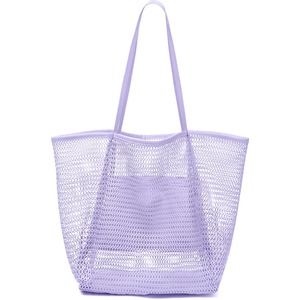 Customized Large-sized Mesh Summer Autumn <strong>Open</strong> Embroidery Beach Tote <strong>Bag</strong> Casual Handbag for Women Foldable Single-shoulder <strong>Bag</strong> - Product Image 3