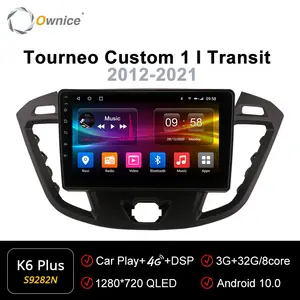 Ownice S9282 9 pollici Android Full Touch Screen autoradio Stereo per Transit 2021 Car Multimedia Audio Player navigazione GPS BT5.0