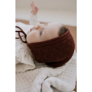 100% coton biologique bébé <span class=keywords><strong>Bonnet</strong></span> Pixie bébé cadeau hiver automne infantile texturé tricot pull chapeau taille personnalisable pour les nouveau-nés - Product Image 6