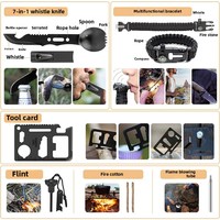 42 en 1 Voyage en plein air Camping Randonnée Survie d'urgence Trousse de premiers soins SOS Kit de survie tactique