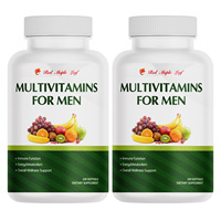 Gélules de vitamines quotidiennes pour hommes - Complexe B complet, vitamine D3 et E pour le métabolisme énergétique, la défense immunitaire et la santé cardiaque