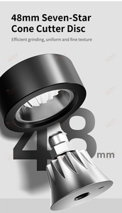 เครื่องบดกาแฟไฟฟ้าแบบกรวย 48 มม. สำหรับบดเมล็ดกาแฟแบบ Single Dose ความเร็วต่ำ ถอดประกอบได้รวดเร็ว เหมาะสำหรับใช้ในบ้าน สำนักงาน และร้านกาแฟ - Product Image 5