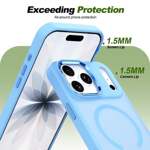 เคสโทรศัพท์แม่เหล็กแบบด้านคุณภาพสูงสำหรับ iPhone 18 17 Pro Max พร้อมปุ่ม AI รองรับการชาร์จไร้สาย ป้องกันการกระแทก - Product Image 3