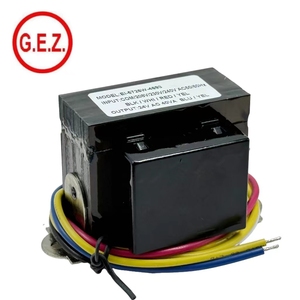 Transformador de Baja Frecuencia de Cobre Puro Personalizado <span class=keywords><strong>GEZ</strong></span>, Transformador EI57 de 220V a 12V - Product Image 2