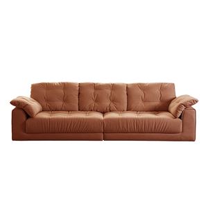 Juego de Sala de Estar de Terciopelo Crema de Lujo Moderno Nórdico Zayshine, Sofá Modular de 3 Plazas, Lavable, para Apartamento, Villa, Sofá Vertical - Product Image 6