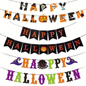 Conception et vente en gros de décorations d'Halloween personnalisées, guirlandes et drapeaux suspendus - Product Image 2