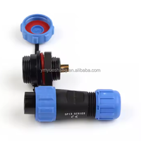 Conector de cable macho y hembra de 3 pines a prueba de agua Conectores circulares de enchufe eléctrico