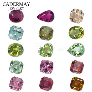 Cadermay Natural Tourmaline Loose Stones Mixed Colors Mixed Shapes For Jewelry Making - Product Image 5