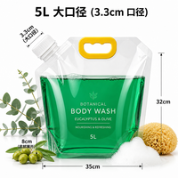 Échantillon Gratuit – Sachets Souples à Bec Verseur en PE Recyclable de Qualité Alimentaire, Imprimés, Robustes, 1L, 2L, 3L, 5L, pour Shampoing, Bière, Lotion Corporelle