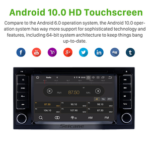 7 дюймов Android 10,0 сенсорный экран радио для <span class=keywords><strong>VW</strong></span> Volkswagen 2004-2011 Touareg 2009 <span class=keywords><strong>T5</strong></span> мультиван/транспортер с GPS навигацией Carpl - Product Image 3