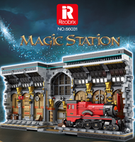 Reobrix 66032 Street Scape Building Block Ensembles de briques pour enfants Assemblage Cadeau d'anniversaire de Noël Jouet de construction pour enfants
