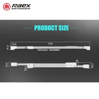 RAEX - Automatic Motorized Telescopic Curtain Track with Curtain Motor