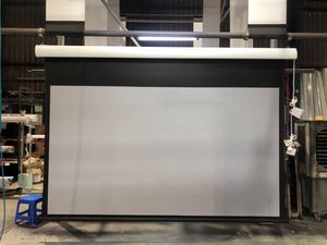120-inch sang trọng 4k rạp hát tại nhà có động cơ Màn hình máy chiếu điện tesnion với định dạng 16:9 mờ màu xám - Product Image 3