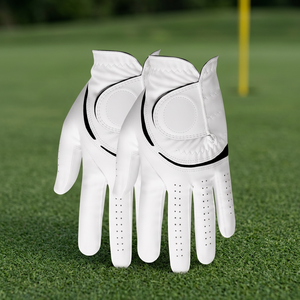 Sheepskin Breathable Golf Gloves with Ball <b>Marker</b> | Left Hand Men's Professional Golf Gloves-Bulk Available - Product Image 3