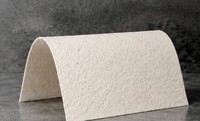 Revestimiento de Pared de Material Compuesto de Madera y Plástico Flexible, Panel WPC Ligero con Efecto Travertino para Interiores y Exteriores