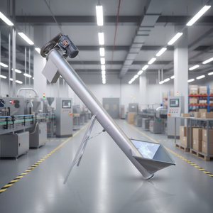 Transportador de Tornillo Eléctrico Automático de Acero Inoxidable <span class=keywords><strong>Weiwei</strong></span> para Transporte de Materiales en Polvo y Granulados, Nuevo - Product Image 5