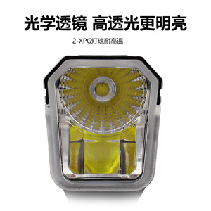 ไฟหน้าจักรยาน Yueli E1000 อลูมิเนียมอัลลอยด์ ชาร์จ USB ไฟ LED สำหรับขี่กลางคืน - Product Image 3