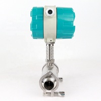 Sensor de Caudalímetro de Turbina de Acero Inoxidable de Alta Precisión (0.5%) con Conexión Abrazadera, Salida de Pulso Digital, para Líquidos y Agua, 4-20mA RS485