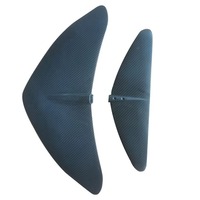 Pompe à air pour hydrofoil de surf en carbone modèle F002 pour utilisateurs unisexes de niveau intermédiaire avec fonction passive pour les eaux océaniques