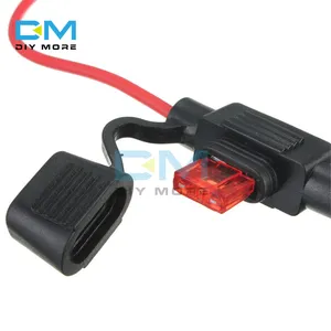 Small 16 Wire 3A 20cm 10A 30cm Waterproof Car Insert Fuse Holder Waterproof Automatic In-Line Mini In-Line Fuse Holder Plug-in