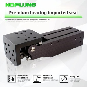 HOFUJNG Side Pose Hinge Turnover Pneumatic Lever Air Cylinder 90 Degree Flip Reverse with <b>Clamp</b> Motor Pump Engine & Steel - Product Image 6
