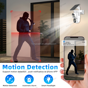 Hongnaer 6MP 2 ống kính 2/4/6/8CH năng lượng mặt trời an ninh IP PTZ camera surveil hệ thống Set Kit eseecloud wifi không dây NVR CCTV Hệ thống camera - Product Image 5