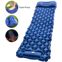 Matelas de couchage gonflable compact et ultraléger, matelas pneumatique en TPU imperméable, coussin portable pour la randonnée et le camping