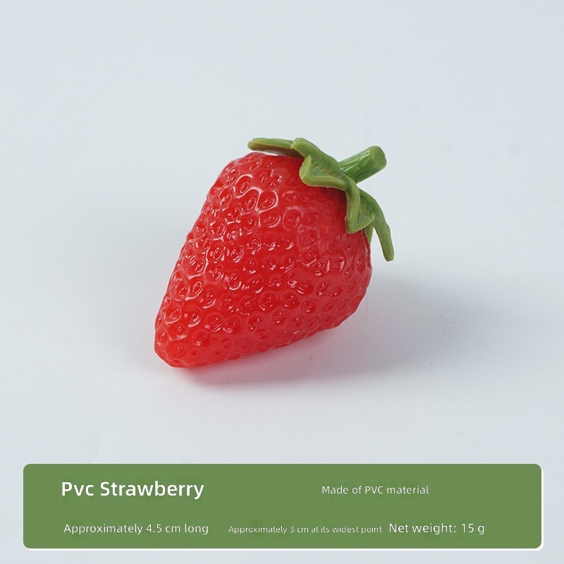 Red PVC strawberry