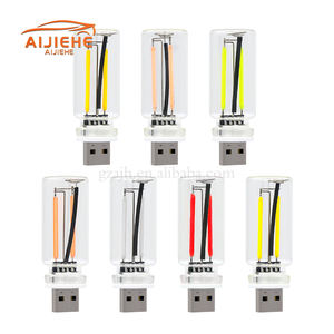 Rétro USB <span class=keywords><strong>LED</strong></span> Edison Ampoule 5V Filament Tactile Gradation Veilleuse Incandescente Décorative <span class=keywords><strong>LED</strong></span> Éclairage pour <span class=keywords><strong>Camping</strong></span> Auto Intérieur - Product Image 6