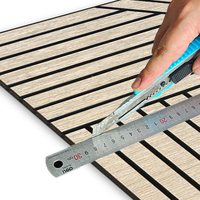 Panneau mural acoustique mince auto-adhésif haute performance, panneau absorbant le son de qualité supérieure pour la décoration