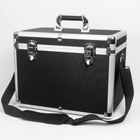 Valise à outils portable pour coiffure, boîte de rangement pour outils, boîte de toilettage pour chevaux en aluminium OEM/ODM, sans frais de moule, mallette de toilettage pour animaux