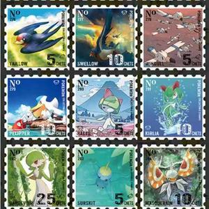 Collection de tampons aquarelle Pokémon DM – Impressions artistiques Pikachu, Charizard, Eevee – <span class=keywords><strong>Jeu</strong></span> de cartes en papier écologique avec boîte cadeau pour les fans - Product Image 3