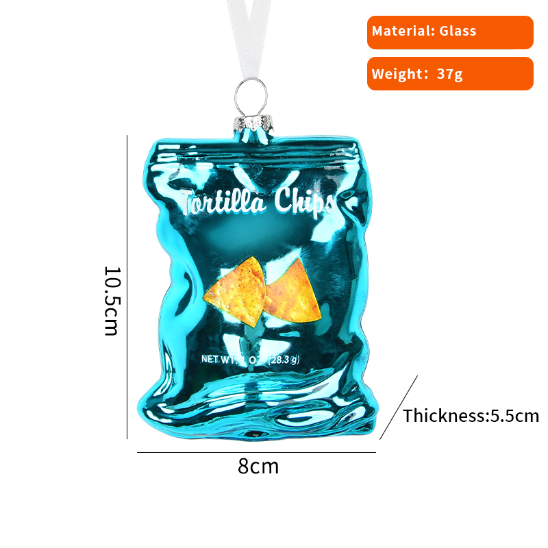 มันฝรั่งทอดสีน้ำเงินขนาดใหญ่