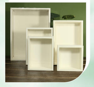 กล่องของขวัญอาหารเบเกอรี่ IMEE ทรงสี่เหลี่ยมใหญ่ สีขาวดำ ทำจากกระดาษคราฟท์ มีฝาเลื่อนใส สำหรับใส่ซูชิ ขนมปัง ขนมหวาน - Product Image 3